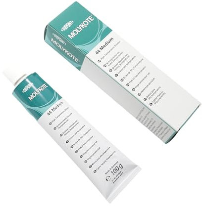 Molykote 44 Medium 100g Graisse Lubrifiant Haute Température 44M Lubrification Roulement Câbles de Contrôle Plastique Résistance à la Chaleur Blanc Cassé