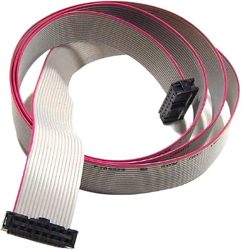 ZEST POWER- Kit Connettori Elettrici per Scheda Micronova Stufa a Pellet, Connettore 16 Poli con Cavo Flat Lungo 118 cm per Collegamento Tastiera o Display alla Centralina Elettronica di Molte Stufe