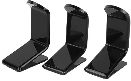 TOPINCN Wandhalterung für Spielecontroller aus Acryl Unter Dem Schreibtisch für Desktop-Spielekonsolen, Schwarz, Kreatives Design Zum Aufhängen an der Wand, Platzsparend