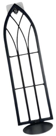 KHZen Porta Candele in Ferro Battuto Candlestick Wall Apphipping Sconce Perfettamente Regalo per Le Candele Compleanno per Le Vacanze 1pcs