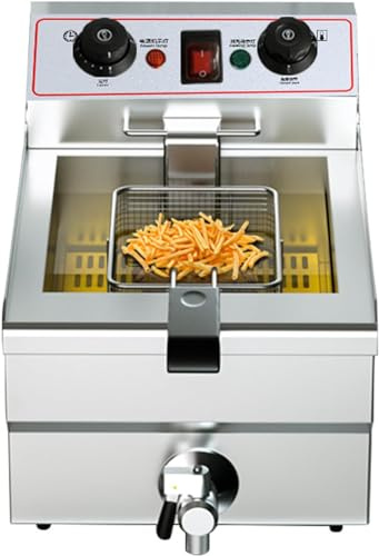 GUHPZA Friggitrice Professionale, 10L