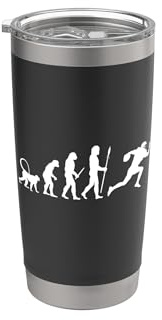 Evoluzione del football americano Bicchiere termico in acciaio inox doppia parete