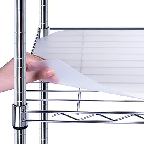 BRIAN & DANY Draht-Regaleinlage, 35,6 x 76,2 cm, robuste Regaleinlagen für Drahtregale, wasserdichte Schutzmatten, 5er-Set