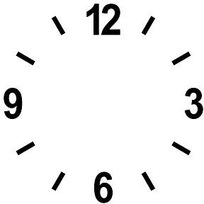 Ziffern Zahlen 4cm + Striche schwarz Tattoo Aufkleber Deko Folie Uhr Besteln Zifferblatt 4061963039236