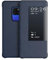KANSI kompatibel mit Huawei Mate 20 Hülle, Smart View Flip Kunstleder Hülle + Schutzfolie - Navy