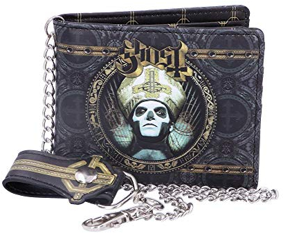 Nemesis Now Ghost Geldbörse, Gold, Schwarz, Polyurethan, 11 cm, Schwarz, 11 cm, Klassisch