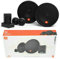 1 Kit Compatible con JBL STAGE2 604C Sistema de 2 vías 6.5 165 mm 16.50 cm 45 vatios rms 270 vatios máx con woofer Tweeter Crossover 4 ohmios Negro, el par