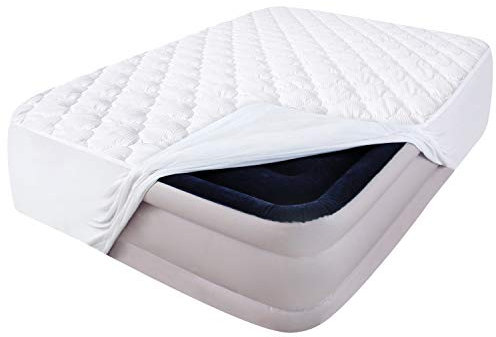 Moonsea Queen Mattress Pad, Super Soft Breathable Down Alternative Fiber Extra Thick Mattress Topper with Deep Pocket, Fits up to 23 Inch Mattress