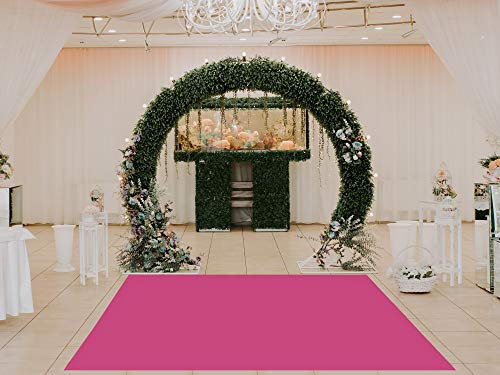 Oedim Rosa Teppich für Hochzeiten aus PVC | 100 x 100 cm | Teppichboden aus PVC | Vinylboden | Heimdekoration | Boden Sintasol | Schutzboden |