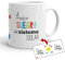 Kembilove Taza el Mejor Suegro del Mundo – Taza con Mensaje El Mejor Suegro del Sistema Solar – Regalo Hermana Original – Regalos Originales para cuñados – Tazas Originales
