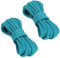 VSUDO 70 cm Cordones Azul Malaquita Ovalados para Zapatillas, Cordones Zapatillas Azul Malaquita de Baloncesto, Oval Peacock Blue Shoe Laces, Cordones de Zapatos Azul (2 Pares-Azul Malaquita-070cm)