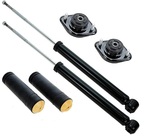 ATEC Germany 2x Gasdruck Stoßdämpfer Hinten Federbein Zweirohr inkl. Domlager & Staubschutzsatz, Kompatibel mit BMW 3er (E36) (E46)