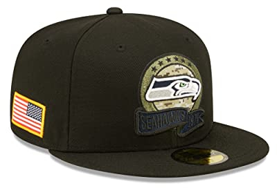 New Era Cap 59FIFTY Herren Basecap NFL Fitted Cap (Seattle Seahawks, 7 1/2)