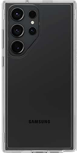 Otterbox Symmetry Clear Coque pour Galaxy S23 Ultra, Anti-Chute, Protection Fine, supporte 3 x Plus de Chutes Que la Norme Militaire, antimicrobien, Transparent, Livré sans Emballage