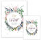 Cozy Racoon U-Heft- und Impfpasshülle | 3- teiliges Set | Hochwertige Hülle für Untersuchungsheft und Impfpass Deines Kindes | Flower Party (mit Personalisierung)
