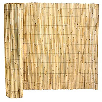 Canisse en bambou, clôture de jardin, couverture de protection contre le vent et le soleil - Longueur 500 x Profondeur 120 cm -JUANIO-