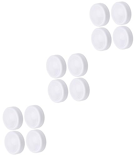 DOITOOL 12 Stk Kabinett Licht Led-nachtlicht Nachtlicht Mit Bewegungssensor Kleines Licht Batteriebetriebene Lichterketten Led-sensor Led-schrankleuchten Abs Licht Klopfen Weiß Sport