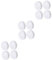 DOITOOL 12 Stk Kabinett Licht Led-nachtlicht Nachtlicht Mit Bewegungssensor Kleines Licht Batteriebetriebene Lichterketten Led-sensor Led-schrankleuchten Abs Licht Klopfen Weiß Sport