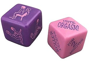 Erotische Würfel für Paare, Würfel mit Aufdruck für verschiedene Sex-Stellungen, Orte, Zubehör und Körperregion, Spiel für Männer und Frauen (Any Couple Sex! Dice)
