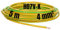 Kalitec Cavo di cablaggio flessibile H07V-K 4 mm² verde e giallo I cavo di messa a terra I conduttore di protezione 4 mm2 I filo in PVC singolo I cablaggio a filo singolo I cavo di cablaggio