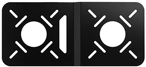 YIZITU Mini-Host Display Back VESA Mounting Mount Bracket For Computer Monitor Router Tablet Connection Mounting Plate Monitor Bracket For 2 Monitors Adapter Bracket T Height Adjustable For Desk