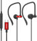 USB C Headphones with Microphone Wired USB C Earphones for Sports and Running Type C Earbuds Hooks Volume Control, Compatible with iPhone 15, Samsung, Google and Other Type C Smart Phone, Red