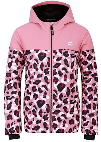Dare 2b Girls Liftie Full Zip Padded Waterproof Ski Jacket Veste rembourrée Fille, Rose, 13 Ans