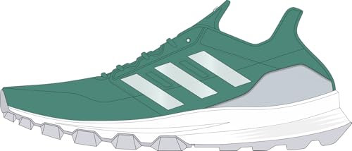 adidas Flexcloud, Scarpe da Hockey Unisex-Adulto, Pure Teal/Zero Met./Dash Grey, 44 EU