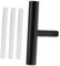 ULTECHNOVO 3stücke Aromatherapie Auto-diffuser Für Lüftung Einstellbarer Ätherischer Öl Diffusor Mit Ersatzsticks Eleganter Silikon Vent Clip Zur Geruchsbeseitigung Autos Schwarz
