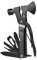 Geschenke für Männer Weihnachten, 15 in 1 Multitool Gadgets für Papa Geburtstagsgeschenk Adventskalender Füllung, Vatertagsgeschenk Weihnachtsgeschenke für Männer, Camping Zubehör (Schwarz)