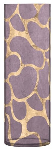 Gold Beans Rosegold Papier-Blumenvasen aus Kunststoff, 30 x 10 cm hoch, moderne Vase für Hochzeit, Wohnzimmer, Schlafzimmer, Party-Dekoration