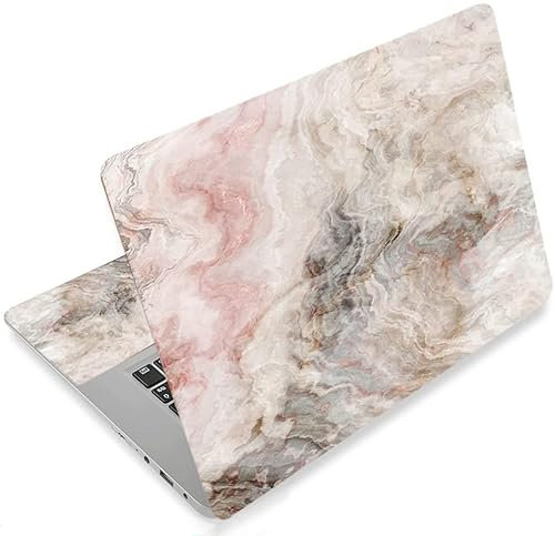 Mibbxea 15-15,6 Zoll Laptop Skin Sticker, Wiederverwendbare Vinyl Aufkleber Film Abdeckung für 13 13,3 14 15,4 Zoll Laptops & Netbooks, Dekorative, Kratzfest, Staubdicht, Wasserdicht (025 Marmor)