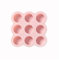 9 Cavities Air Fryer Muffin Pan Reusable Silicone Baking Pan Non-Stick Mini Cupcake Mold Burger Bread Mould Airfryer Accessories(Pink)