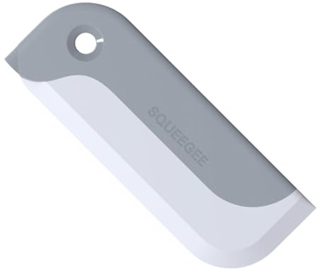 Spachtel für Spülbecken – Spatel für Theke, Spatel für Küchenspüle | Ergonomischer Glasabzieher für Dusche in D-Form, Fensterreiniger für den Hausgebrauch für Regale in