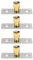Be In Your Mind Lot de 4 guides de porte coulissante en acier inoxydable de 10 mm pour portes mobiles en bois, portes de grange en verre, portes coulissantes, 10 x 14 mm