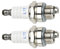 Wivplex 2 stücke Zündkerze Armaturen Zubehör 796112 796112S 796112 Champion J19LM RJ19LM Nützliche Heißer Zündkerze für 4-Takt-Rasenmäher