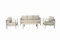 Wisteria Lane Modern Outdoor Patio Aluminium Furniture Set,Four Colourways, with Sofa, Chairs, Loveseats and Coffee Table, Perfect for any garden (Champagne/Beige, Coffee Table Set)