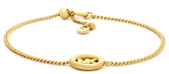 Michael Kors Women's Brass spring ring closure bracelet