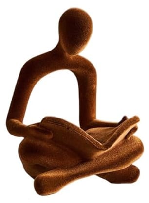 Osmond Abstract Art Sculpture Decor Reader Flock Figurine Modern Sculpture Arts & Crafts B