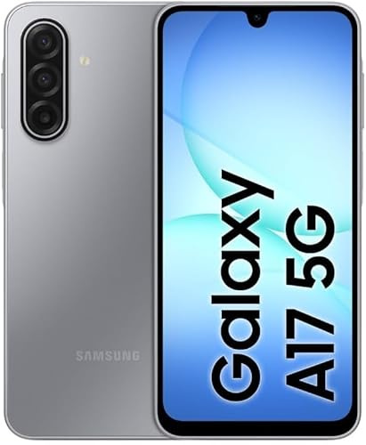 Samsng Galaxy A17 5G A176B/DS, Dual,AI Smartphone, Slim 7.5mm Frame, Large Screen, 50MP Camera 5000 mAh Battery, 256GB - 8GB RAM (Gray)