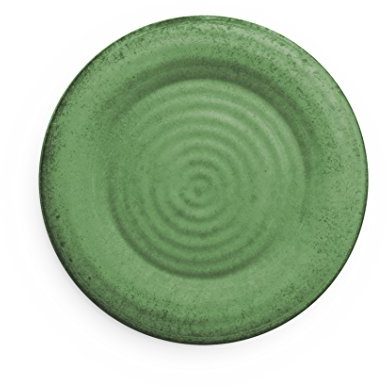 Emporio Zani Serie touch-mel Juego 2 platos llanos monocolor verde cm 26,7