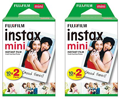 Fujifilm Instax Mini Credit Card Size Glossy Photo Film x 40 Prints