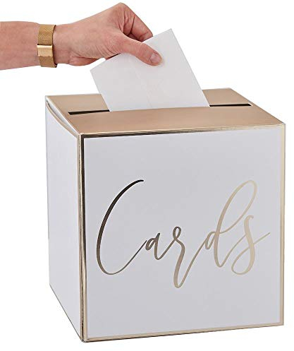 Ginger Ray Tischkartenhalter für Hochzeiten, Partys, Briefkasten, goldfarben