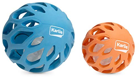 Karlie Gitterball mit TPR LED Leuchtkugel ø: 8.3 cm orange