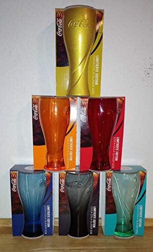 /Coca-Cola / Glas/Gläser / 2018 / Limitierte Edition / 6er Set/Mc Donald's
