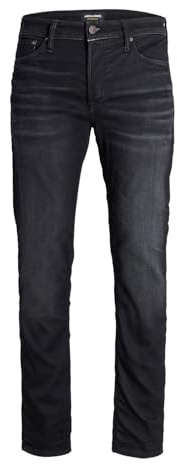 JACK&JONES Men's JJIMIKE Jjoriginal JOS 697 I.K NOOS Jeans, Black Denim, 32/36