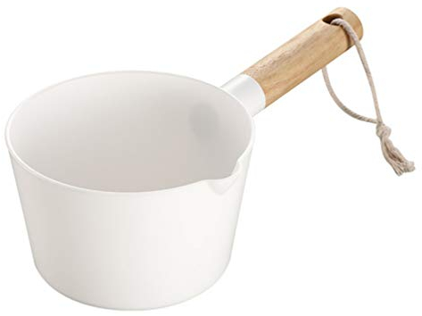Yardwe Water Ladle Long Handle Japanese Plastic Water Ladle Bath Ladle Water Dipper Shampoo Ladle Scoop Cups for for Kitchen Bathroom Garden Tea Ceremony