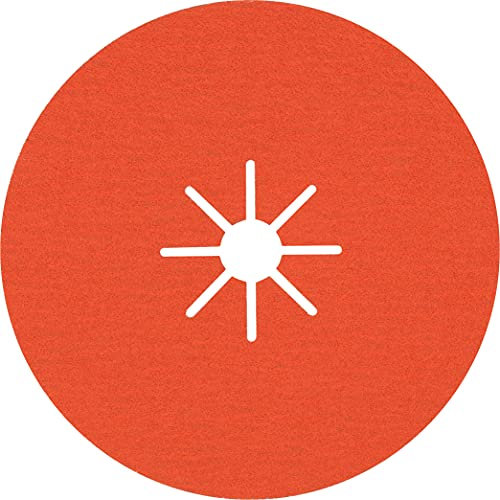 Bosch 25x EXPERT R782 Prisma Ceramic Fiberscheiben, 180 mm (für Stahl, Edelstahlbleche, Ø 180 mm, Körnung 80, Professional Zubehör Großer Winkelschleifer)