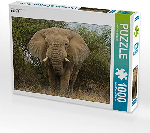 CALVENDO Puzzle Elefant 1000 Teile Lege-Größe 64 x 48 cm Foto-Puzzle Bild von Sarah Welp
