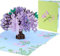 LIEBESSA - 3D Karte Blumenbaum, Handgemachte Pop-Up Grußkarte, Traum-Geschenk zum Geburtstag, Hochzeit, Verlobung, Hochzeitstag, Jahrestag der Frau, Freundin, Mutter - Geschenkkarte